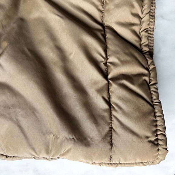 Vintage Walls Blizzard Pruf Coat Brown Faux Fur Trim Zip + Snap Front-Women's S - Picture 16 of 16